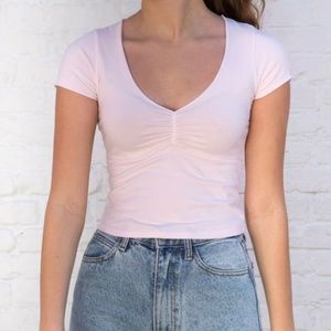 John Galt/Brandy Melville Light Pink Gina Top